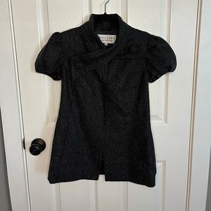 Trina Turk - size 2 - cap sleeve wool jacket - like new!